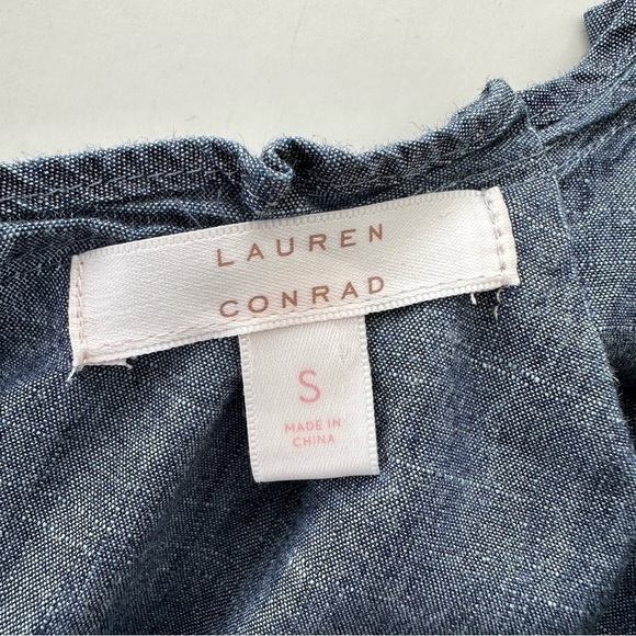 Lauren Conrad mini dress, crew neck, cap sleeves & elastic waist, ๐ฏ cotton - Picture 13 of 15